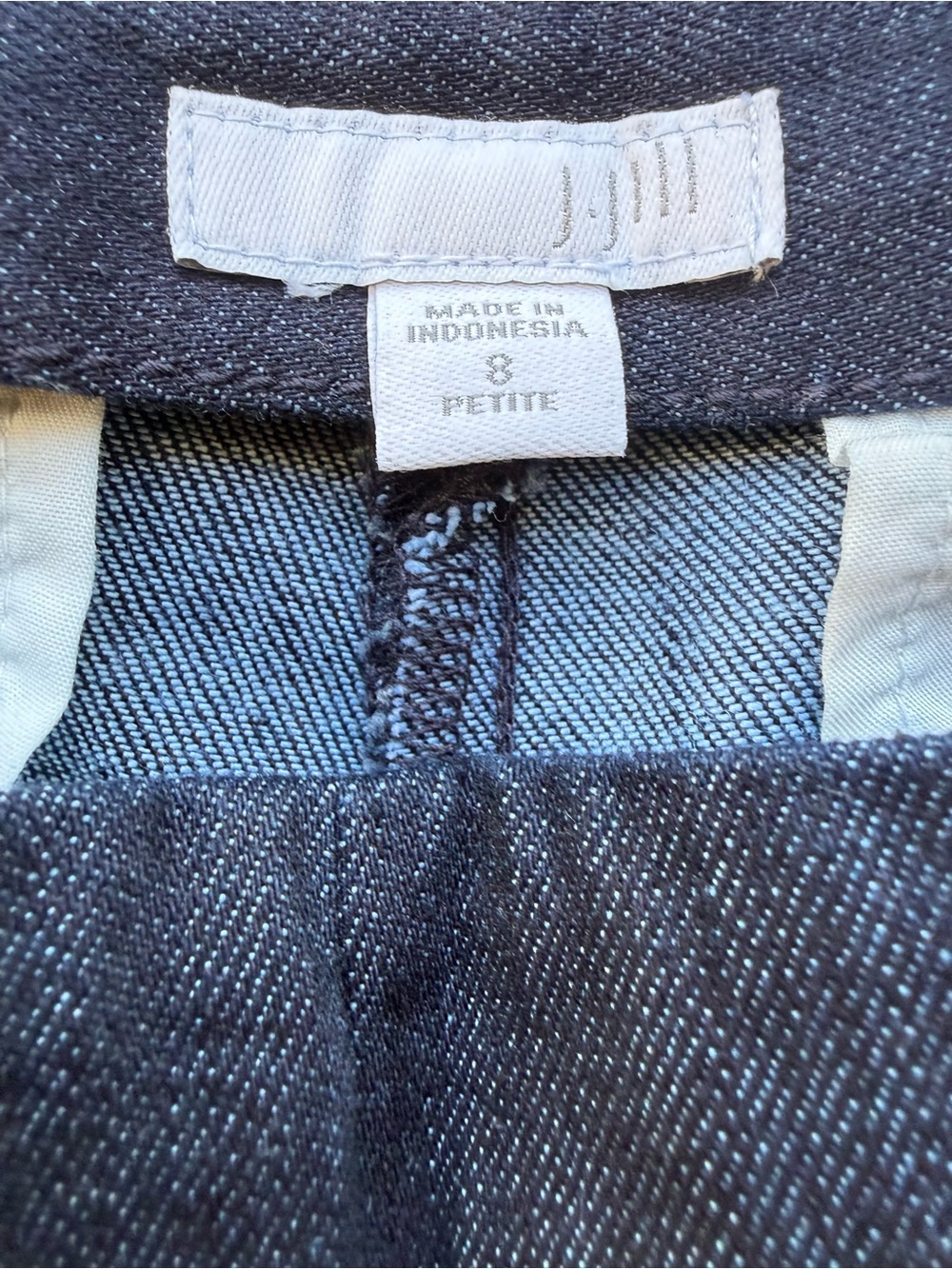 J. Jill Lightweight Jeans, Side Zip, Dark Wash 8 Petite, NWOT, Going Out, Office - Picture 4 of 5